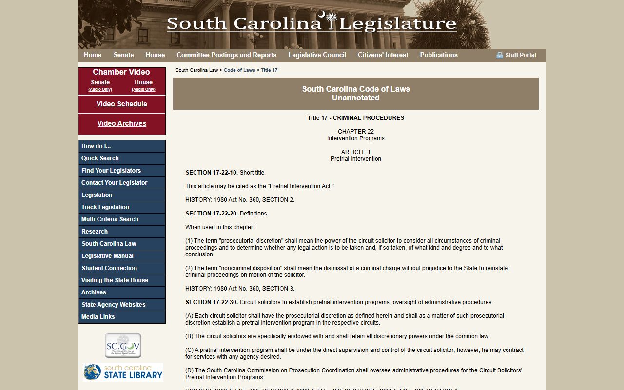 Newberry County criminal court records expungement statute screenshot