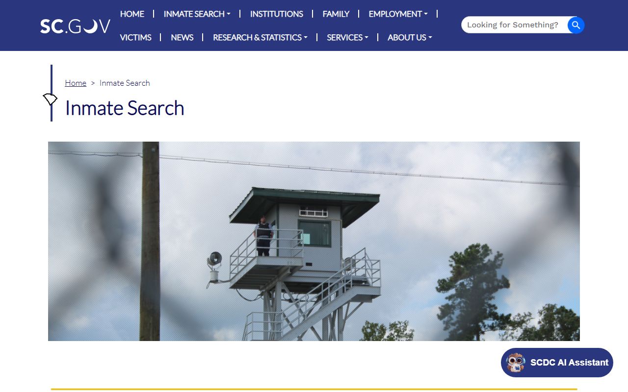 Newberry County inmate records SCDC disclaimer