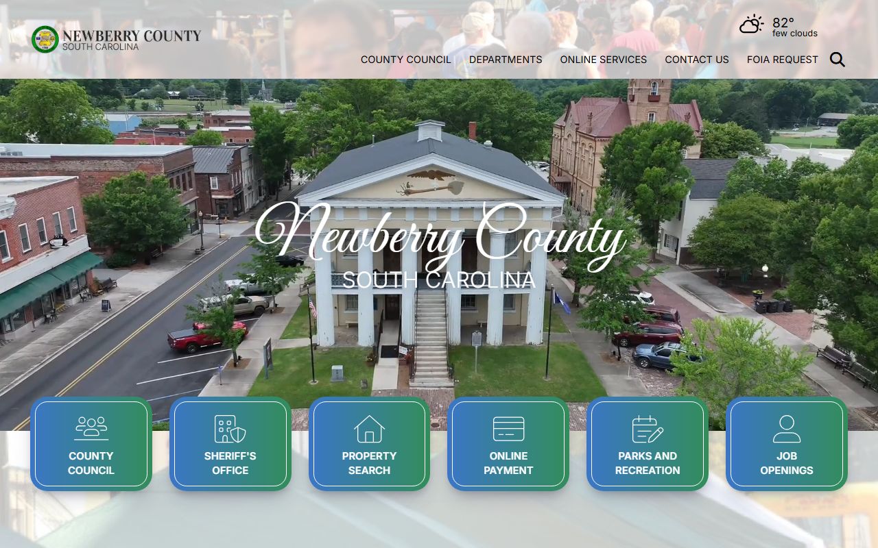 Newberry County court records county government homepage